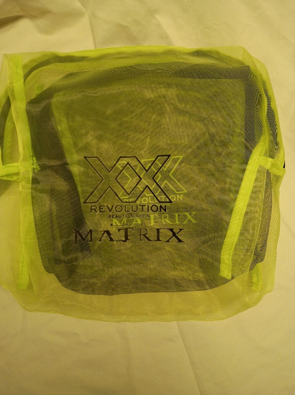 Revolution XOX Matrix Neon Mesh 3 Pack Storage Zipper Limited Edition **RARE**